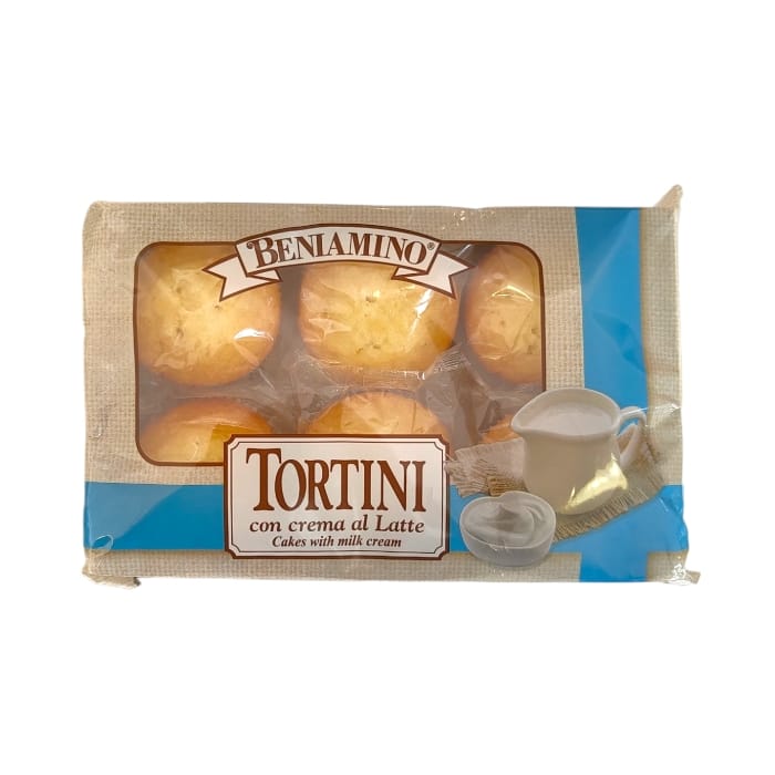 BENIAMINO TORTINI VASCH. GR.200 X6 CREMA AL LATTE Pz 14