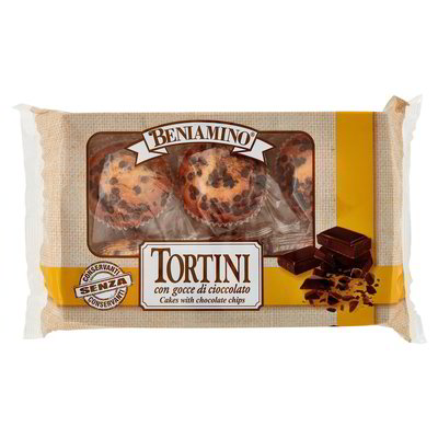 BENIAMINO TORTINI VASCH.GR.200 X6 GOCCE DI CIOCCOLATO