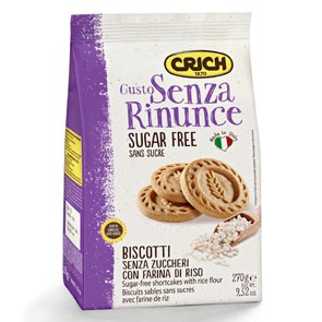 CRICH FROLLINI SENZA ZUCCHERO CON FARINA RISO GR.270 PZ 12