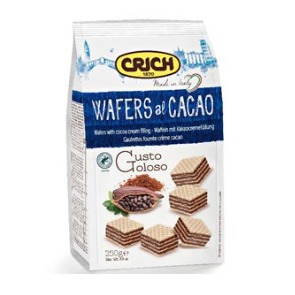 CRICH WAFER SACCHETTO CACAO GR.250 PZ 10