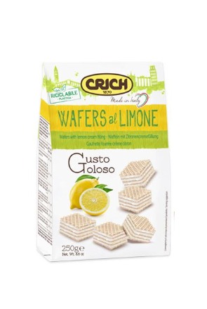 CRICH WAFER SACCHETTO LIMONE GR.250 PZ 10