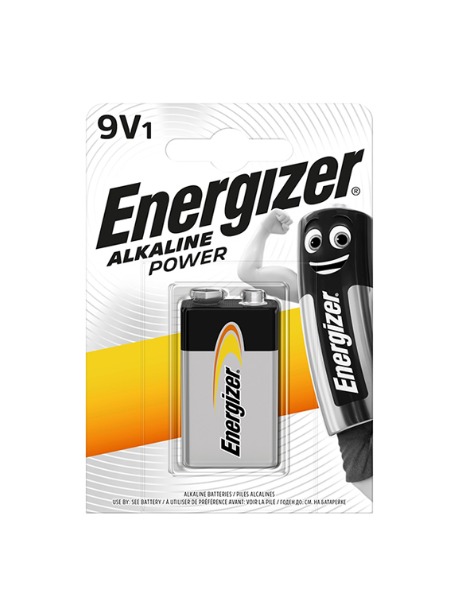 ENERGIZER ALKALINE POWER TRANSISTOR 9V LR61 PZ 12