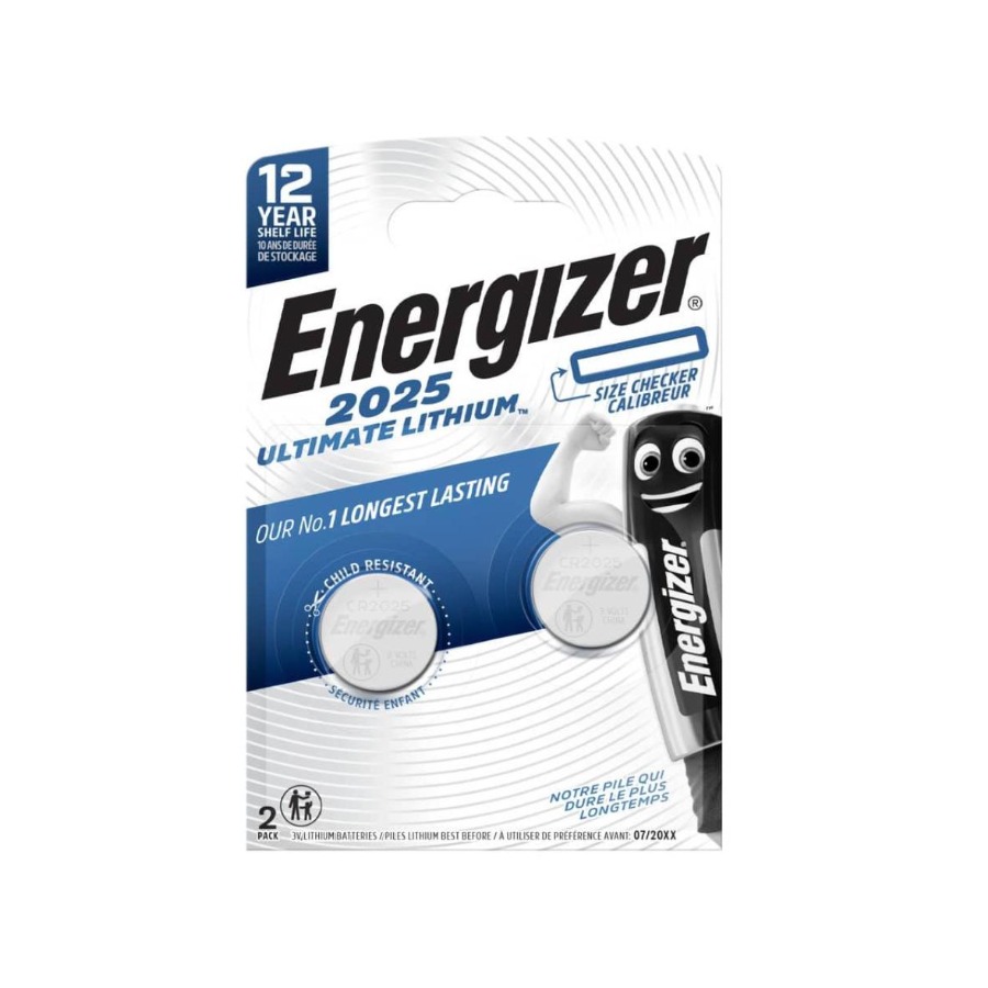 ENERGIZER LITHIUM CR2025 2X10 (48340)