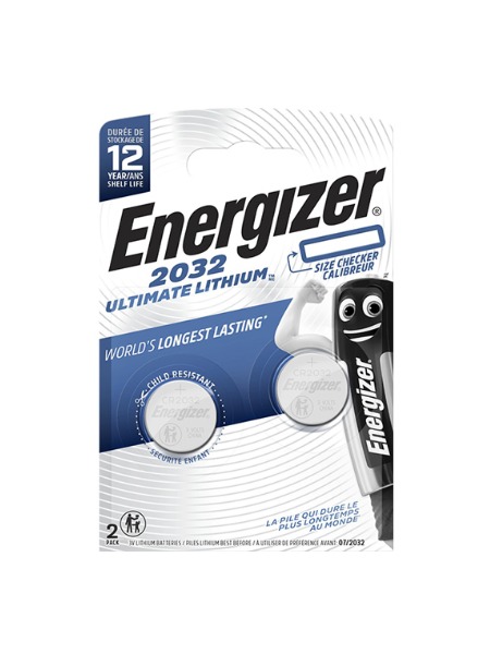 ENERGIZER LITHIUM CR2032 2X10 (48340)