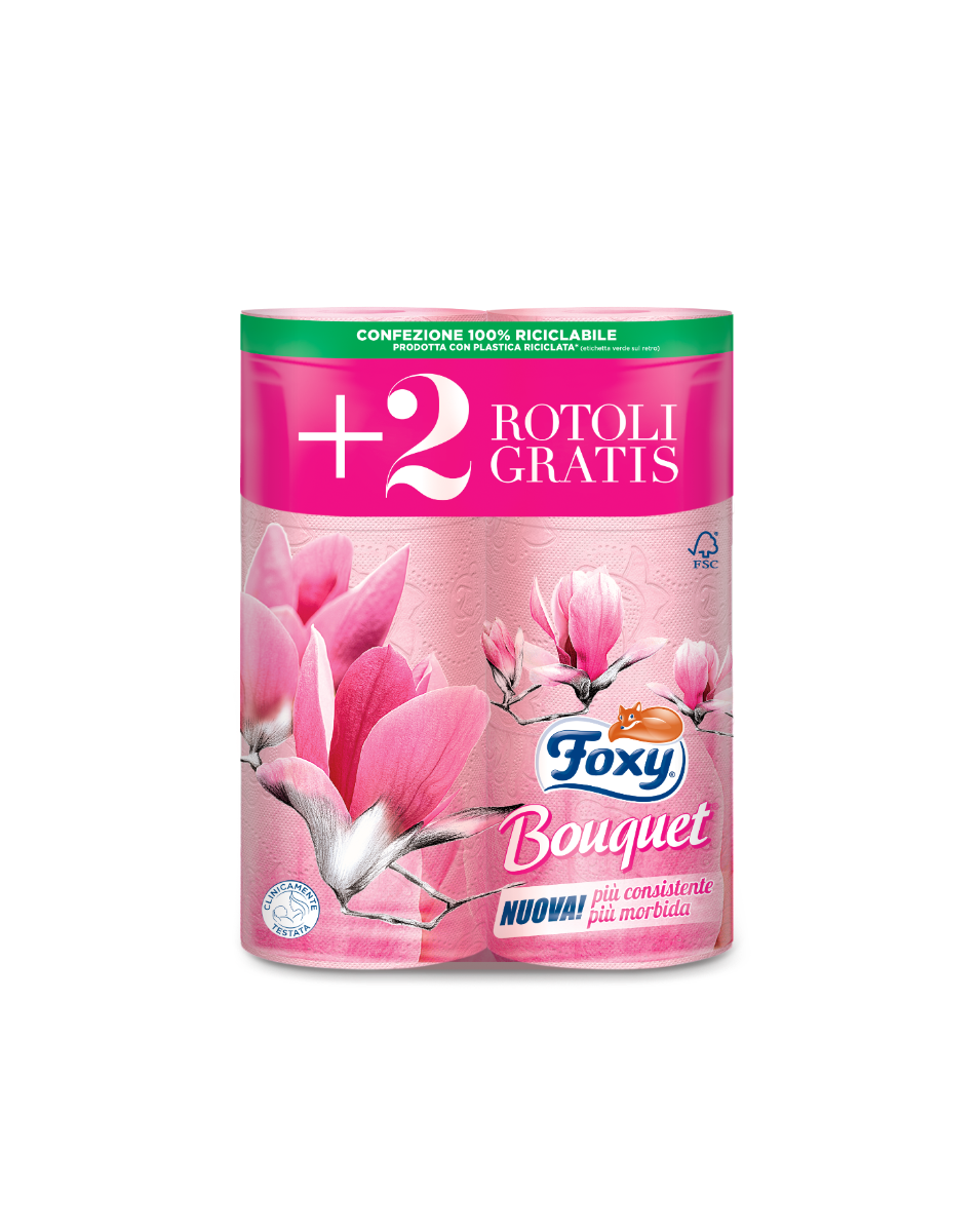 FOXY IGIENICA DOPPIO ROT.COLOR ROSA 4+2 X14