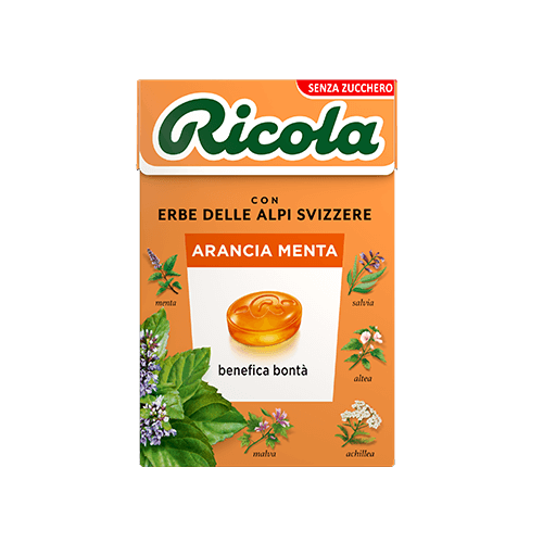 RICOLA ARANCIA MENTA ASTUCCIO GR.50X20