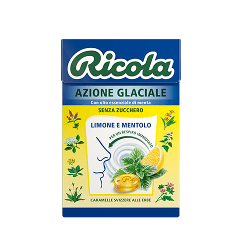 RICOLA AZIONE GLACIALE LIMONE ASTUCCIO GR.50X20