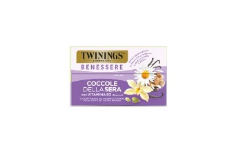 TWININGS TISANE BENESSERE COCCOLE DELLA SERA -18 FILTRI